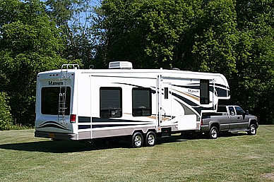Rear View of our RV